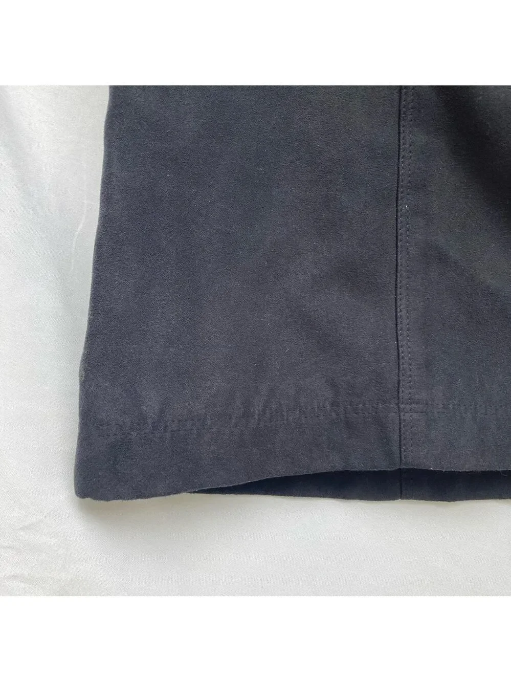 Hollister black mini skirt with buttons, size 3